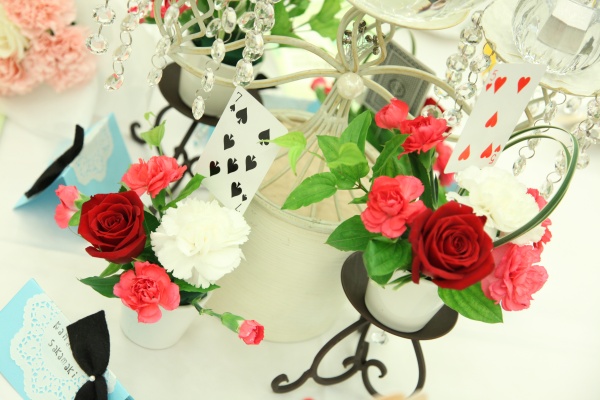 【一発本番のアイテム☆】テーブル装花はイメージのズレを防ぎたい！