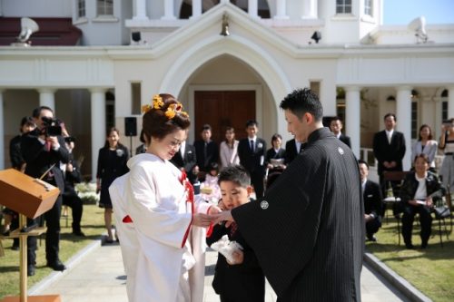 和装 ガーデン 自分たちらしさが沢山つまった人前式 広大なお庭で大切なゲストに囲まれ幸せwedding スタッフブログ 新潟県長岡市の結婚 式場長岡ベルナール 公式 新潟の結婚式 結婚式場