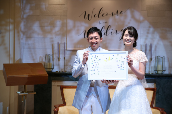 【ウェディングレポート】青と星をテーマに☆”好き”をたくさん詰め込んだwedding